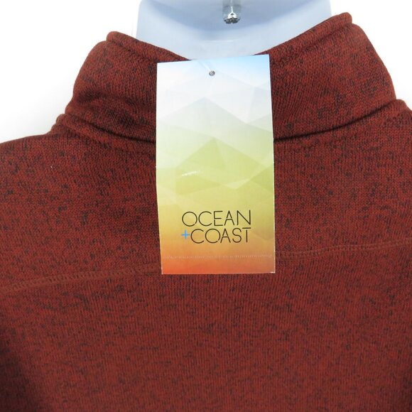 Ocean & Coast Men's Brickyard Red Full-Zip Jacket  LT NWT $79.50 - Picture 5 of 6
